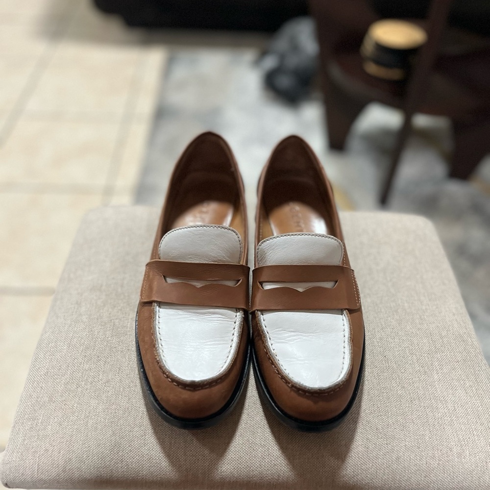 M.Gemi Tosca Penny Loafers | Women’s 8.5 US (38.5 IT) | Croc-Embossed Leather